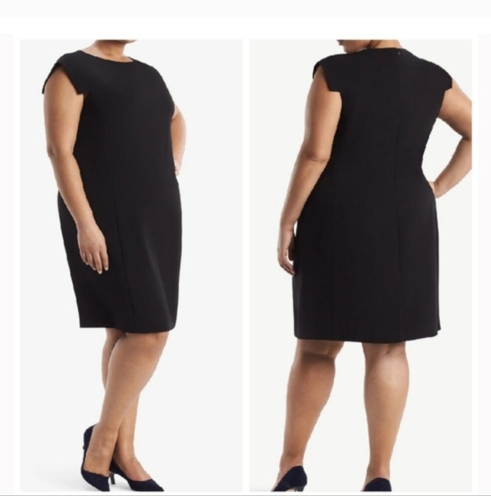 M.M.Lafleur The Sarah 7.0 Shift Dress in Black Size +1 / 1X